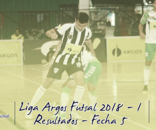 Resumen de la fecha 5 de la Liga Argos Futsal 2018-I