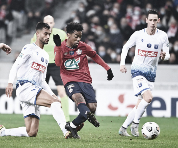 Lille vence Auxerre e se classifica na Copa da França