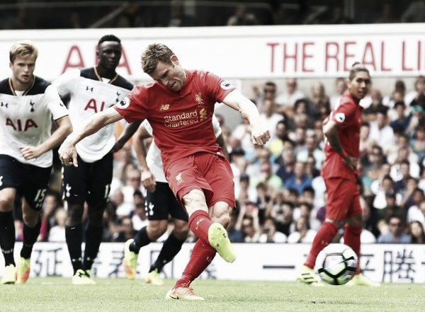 Premier League, Rose risponde a Milner: Tottenham-Liverpool 1-1