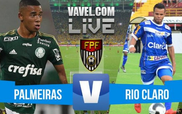 Resultado Palmeiras x Rio Claro no Campeonato Paulista (3-0)