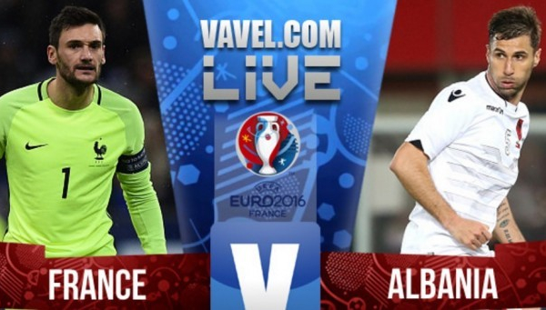 Risultato finale Francia - Albania in Euro 2016 (2-0): francesi già matematicamente qualificati agli ottavi di finale