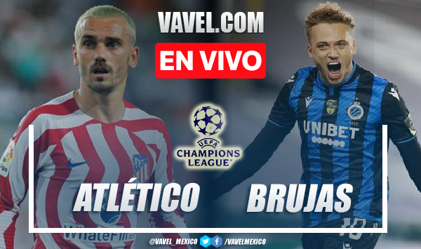 Goles y resumen del Atlético de Madrid 0-0 Club Brujas en UEFA Champions League 2022