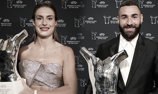 Alexia Putellas e Benzema são premiados como melhores jogadores da Europa