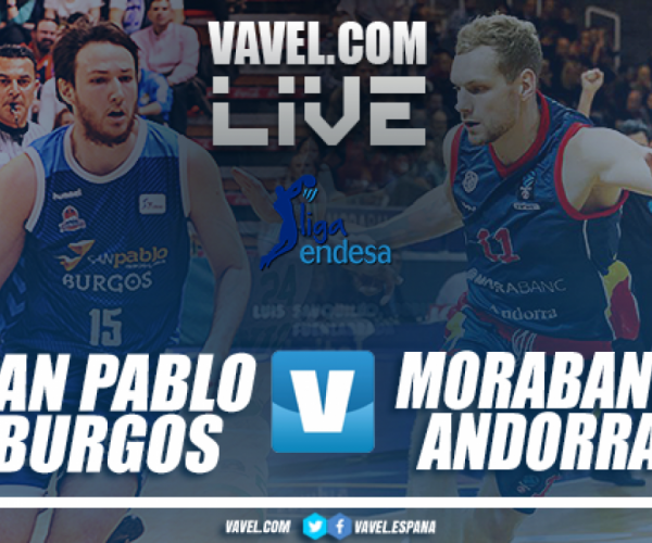 Resumen San Pablo Burgos vs MoraBanc Andorra en ACB 2018 (90-86)