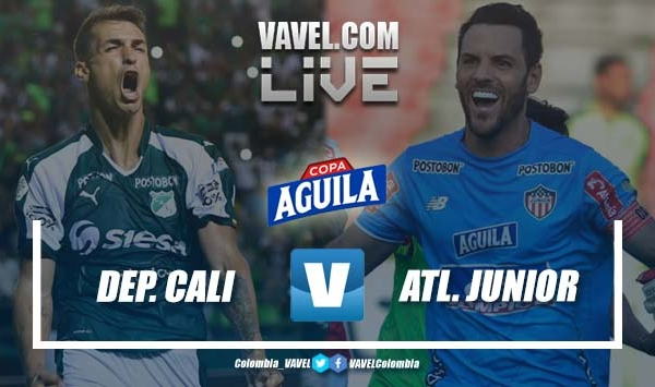 Resumen Deportivo Cali vs. Atlético Junior por los cuartos de final de la Copa Aguila (2-1)