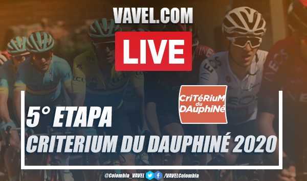 Resumen etapa 5 del Critérium du Dauphiné: Daniel Martínez, campeón