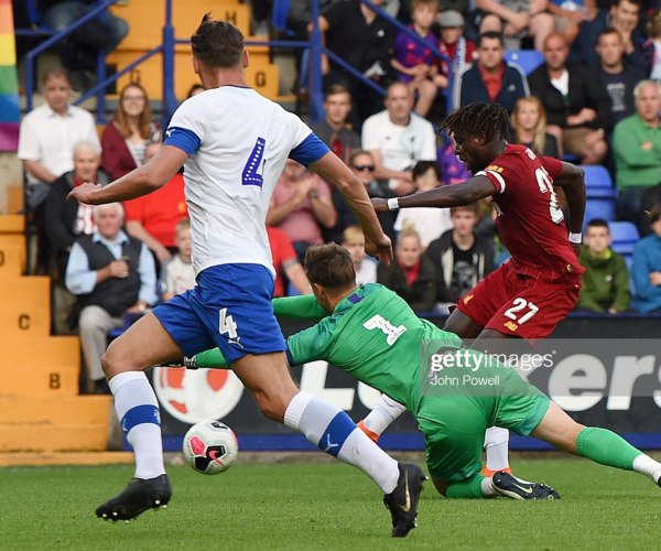 Tranmere 0-6 Liverpool: Reds start pre-season with emphatic win