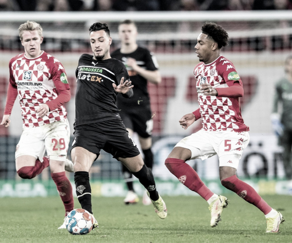 Mainz domina as ações, mas empata em casa com Borussia Monchengladbach