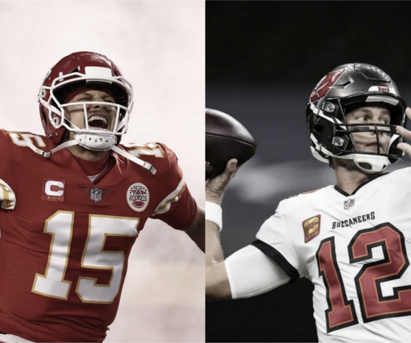 Patrick Mahomes x Tom Brady: números dos quarterbacks finalistas em 2020