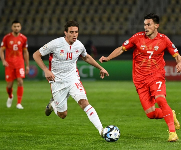 Goles y resumen del Malta 0-2 Macedonia del Norte en Clasificatorios EURO 2024