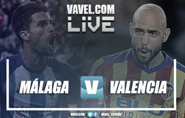 Málaga CF vs Valencia CF en vivo y en directo online en LaLiga 2018