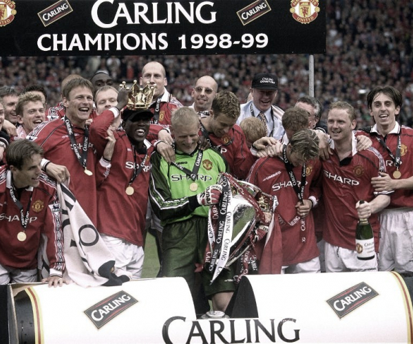 El histórico Manchester United campeón de la 1998/1999