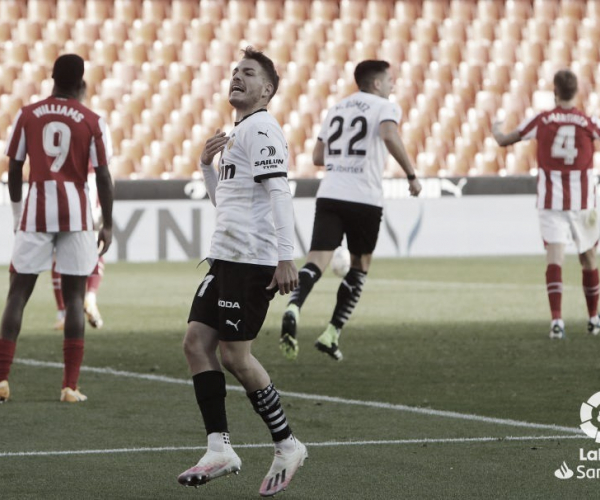 Manu Vallejo rasca un nuevo empate en Mestalla