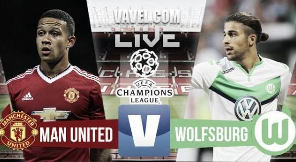 Live Manchester United - Wolfsburg in risultato Champions League 2015/2016 (2-1)