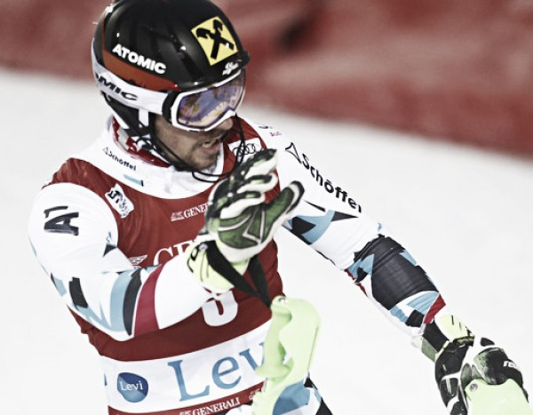 Alpine Skiing: Hirscher in demonstration in Levi