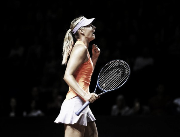 WTA Stuttgart: Sharapova survives early scare, slides past Makarova into last eight