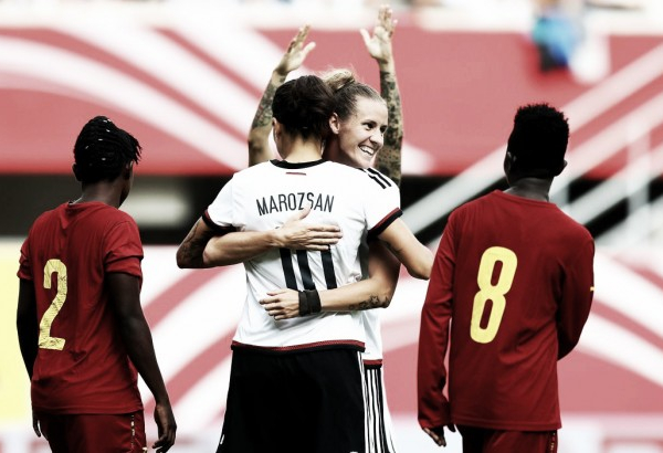 Germany 11-0 Ghana: Mittag fires four as hosts stroll to easy win