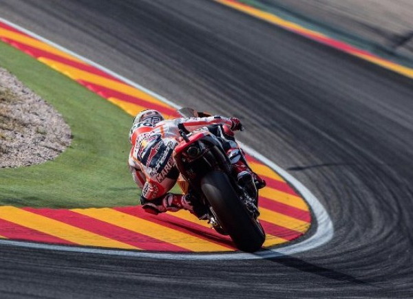 MotoGP - Aragón, PL3: Marquez davanti, fioccano le cadute