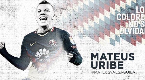 Mateus Uribe ya se viste de 'águila'