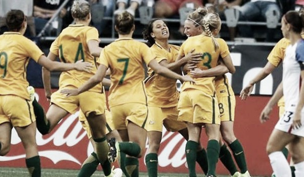 Australia wins the Tournament of Nations with a 6-1 victory over Brazil