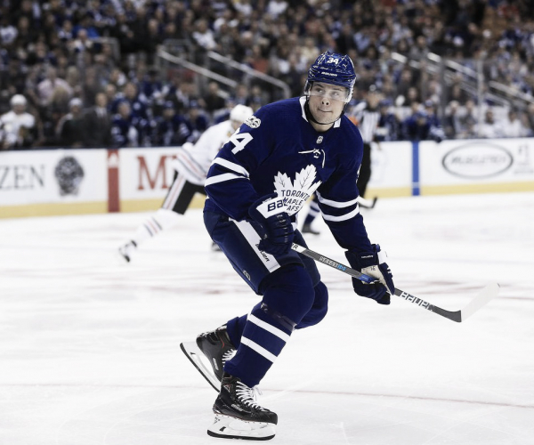 Auston Matthews sidelined for 4 weeks with shoulder injury