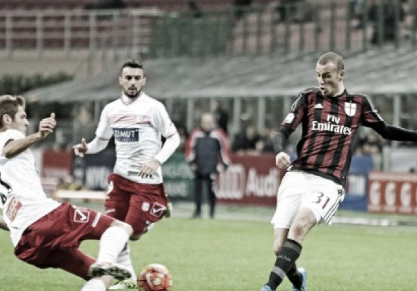 Risultato finale: Milan - Carpi in Serie A 2016 (0-0): Donnarumma salva il risultato, primo pareggio per Brocchi