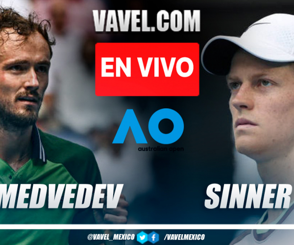 Resumen y puntos del Medvedev 2-3 Sinner en Final Open de Australia 2024