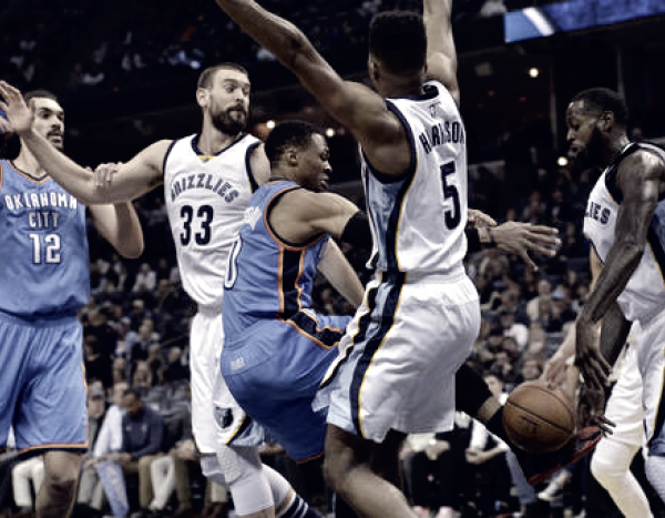 NBA - Memphis usa la criptonite con Westbrook: Oklahoma ko. Charlotte ok con Miami