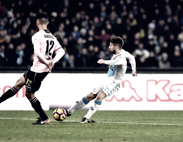 Serie A - Un ottimo Palermo disinnesca il Napoli: al San Paolo Mertens risponde a Nestorovski