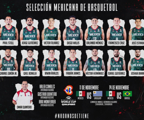 México anuncia su convocatoria para la quinta ventana FIBA