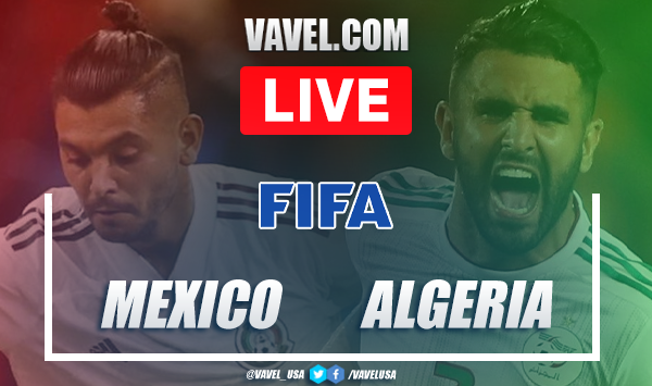 Goals and Highlights  Mexico 2-2 Algeria on friendly game of FIFA date 2020