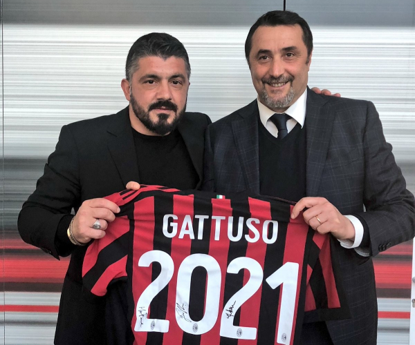 Milan, ora è ufficiale: Gattuso rinnova fino al 2021
