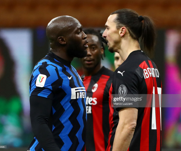 Inter Milan 2-1 AC Milan Coppa Italia: Zlatan sees red as Inter progress