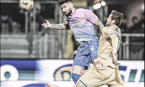 Milan vence Frosinone fora de casa em jogo de cinco gols