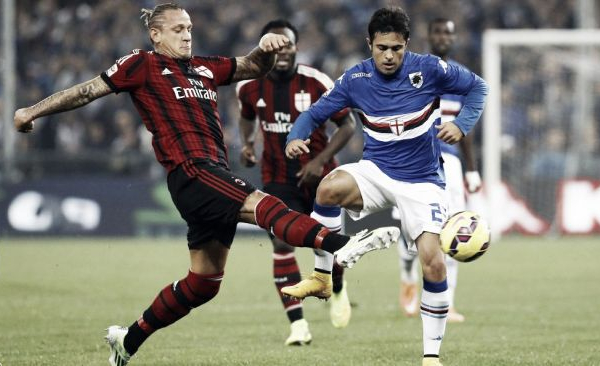 Live Milan - Sampdoria in risultato partita Serie A (1-1)