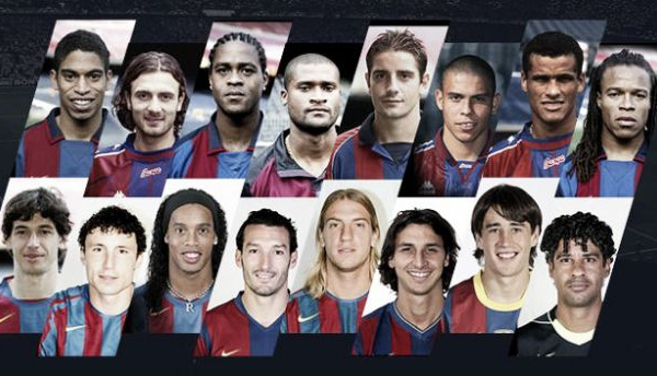Milan - Barcelona: futbolistas que compartieron colores