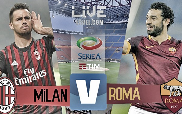 Terminata Milan - Roma  in Serie A 2016/17 (1-4) : De Rossi gela il Milan!