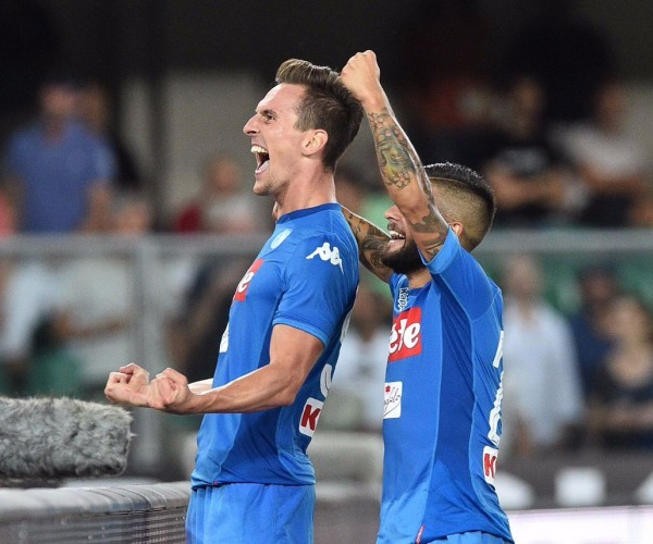Serie A - Il solito Napoli, Verona battuto al Bentegodi (1-3)
