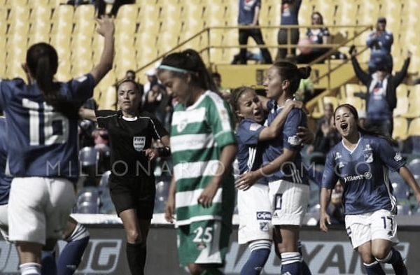 Millonarios debuta con victoria en La Liga Aguila Femenina