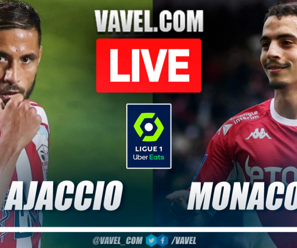 Summary and goals of Ajaccio 0-2 Monaco in Ligue 1