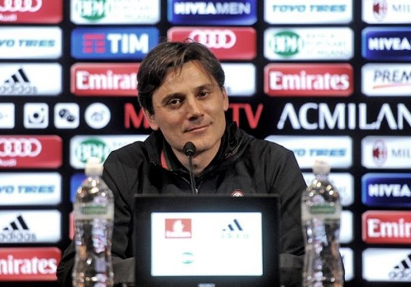 Milan - senti Montella: "Difesa a 3? Mi intriga, mi piace come idea"