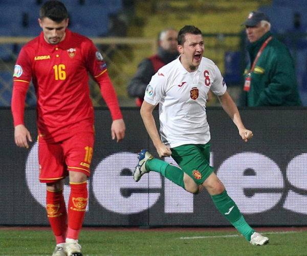 Goles y resumen del Montenegro 2-1 Bulgaria en Eliminatorias Eurocopa 2023