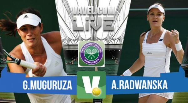 Live Muguruza - Radwanska, risultato semifinale Wimbledon 2015  (2-1)