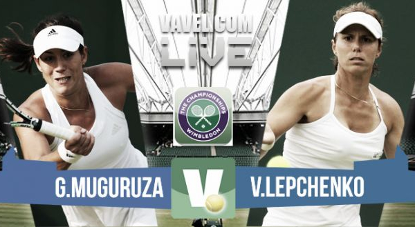 Resultado Garbiñe Muguruza - Varvara Lepchenko en Wimbledon 2015 (2-0)