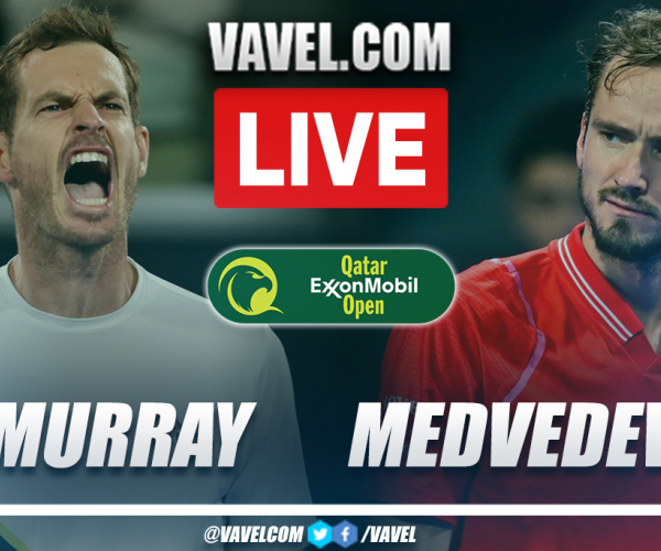 Highlights and sets: Murray 0-2 Medvedev in ATP Doha 2023