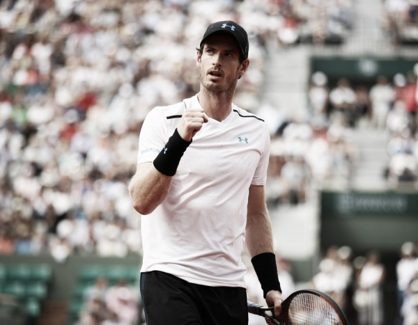 French Open: Andy Murray sees off Martin Klizan in a four-set battle