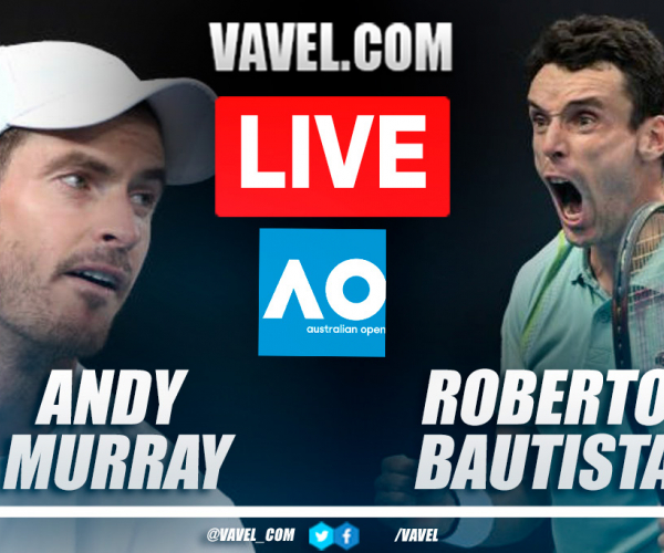 Summary and highlights of Andy Murray 1-3 Roberto Bautista at Australian Open