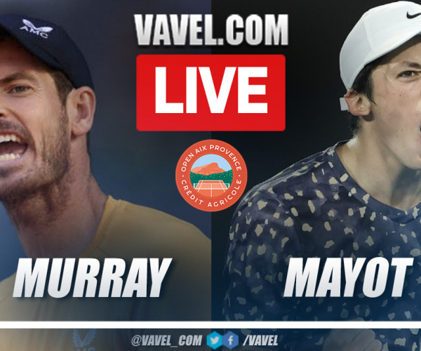 Highlights and points of Murray 2-0 Mayot in Challenger of Aix