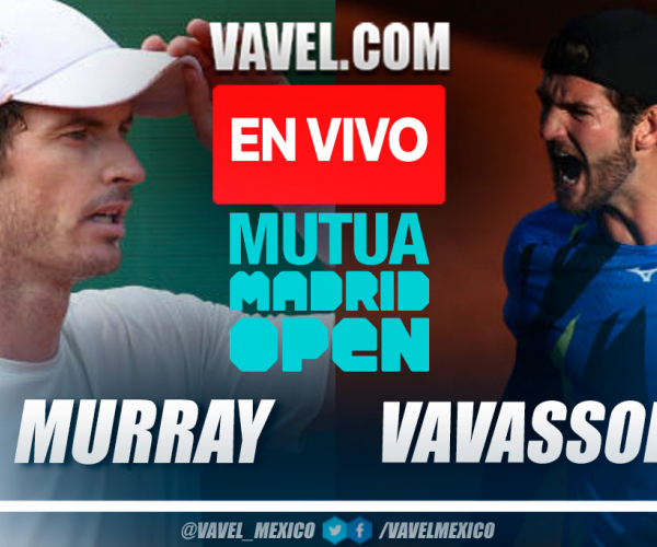 Resumen y puntos del Andy Murray 0-2 Andrea Vavassori en Mutua Madrid Open