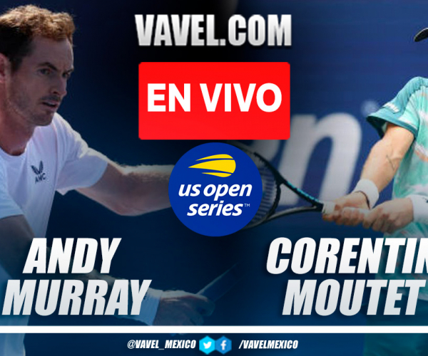 Resumen y puntos del Andy Murray 3-0 Corentin Moutet en US Open